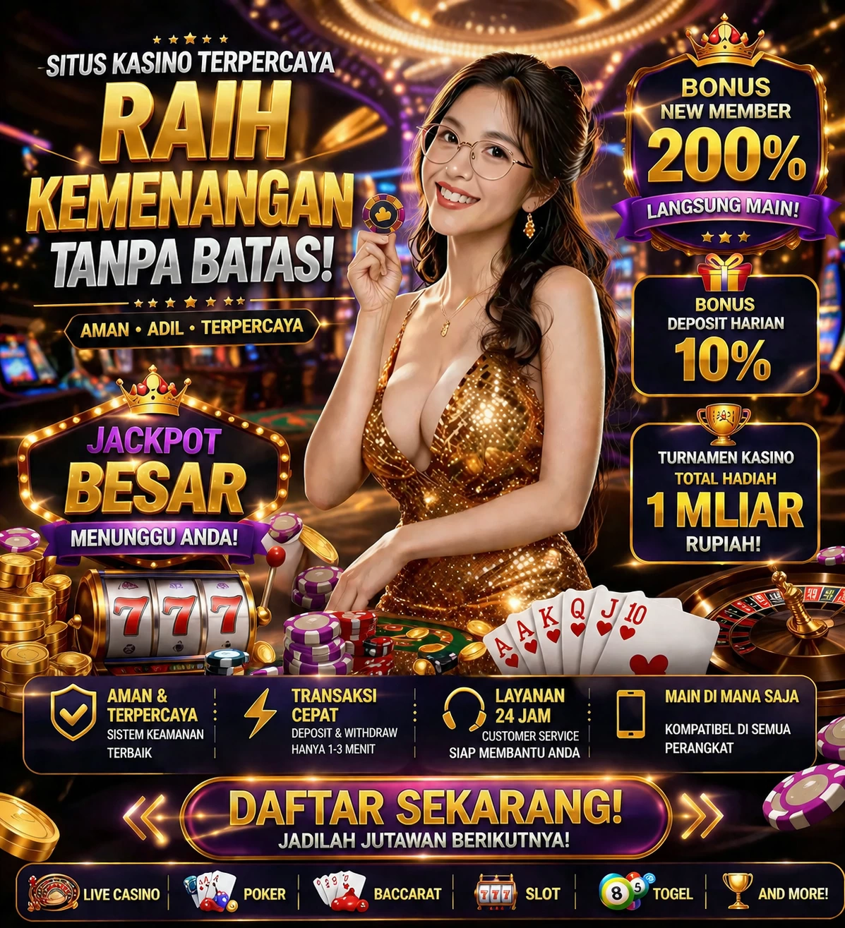 Roleta e blackjack 89p